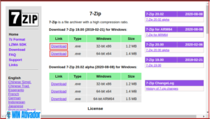 7 Zip v24.08 Gratis Download Para Portable 2025